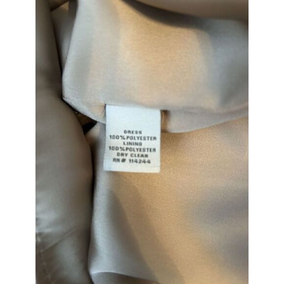 Eliza J Black  Women’s MISSY Color Block 3/4 Dolmen Sleeve Dress Sz 8 Blue Gray - Picture 6 of 6